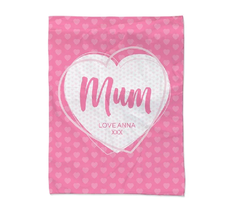 Microfiber blankets that are durable and easy to care forHeart Blanket - Medium
