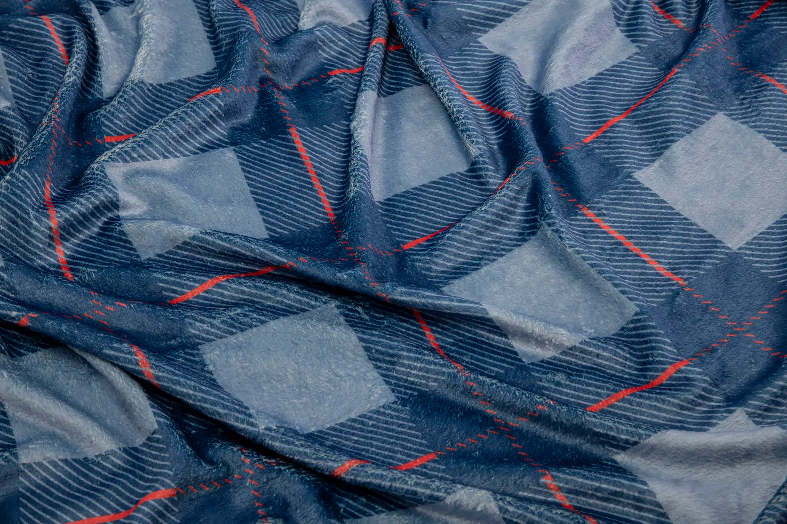 Blue Checkered