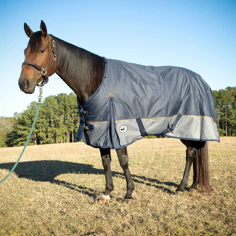 Cotton blankets for breathability and a lightweight feelJeffers Economy Plus 1200 Denier Turnout Blanket with Standard Neck, 240 Gram, Navy & Gray Cotton blankets for breathability and a lightweight feelJeffers Economy Plus 1200 Denier Turnout Blanket with Standard Neck, 240 Gram, Navy & Gray