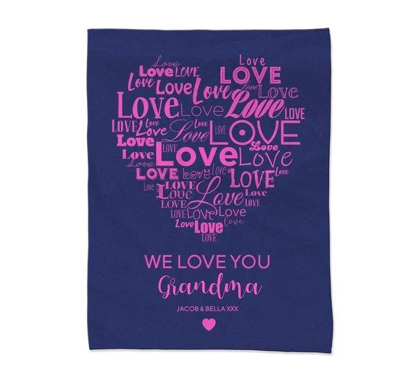 Synthetic fiber blend blankets for a budget - friendly choiceLove You Blanket - Medium Synthetic fiber blend blankets for a budget - friendly choiceLove You Blanket - Medium