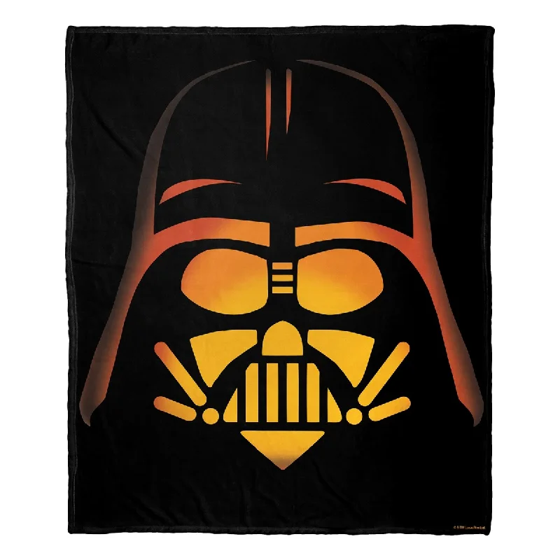 Microfiber blankets that are durable and easy to care forLucus Star Wars Vader Jack-o'-lantern Silk Touch Throw Blanket