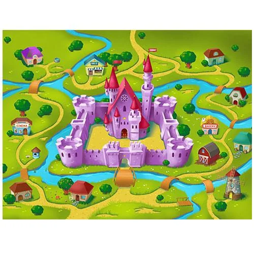 Fleece blankets for a cozy and plush textureMedium Castle Play Blanket