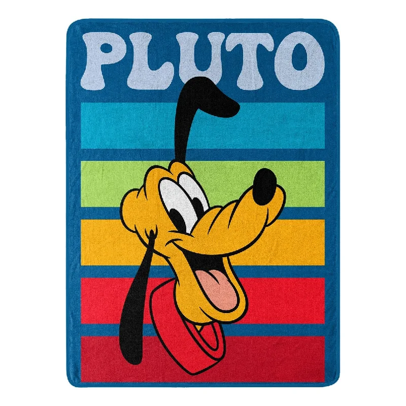 Rayon from bamboo blankets for a silky and breathable feelMickey Mouse Pluto Stripes Micro Raschel Throw Rayon from bamboo blankets for a silky and breathable feelMickey Mouse Pluto Stripes Micro Raschel Throw