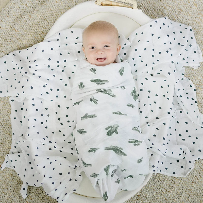 Microfiber blankets that are durable and easy to care forMuslin Swaddle Blanket Set Oh So Soft Saguaro + Dottie Microfiber blankets that are durable and easy to care forMuslin Swaddle Blanket Set Oh So Soft Saguaro + Dottie