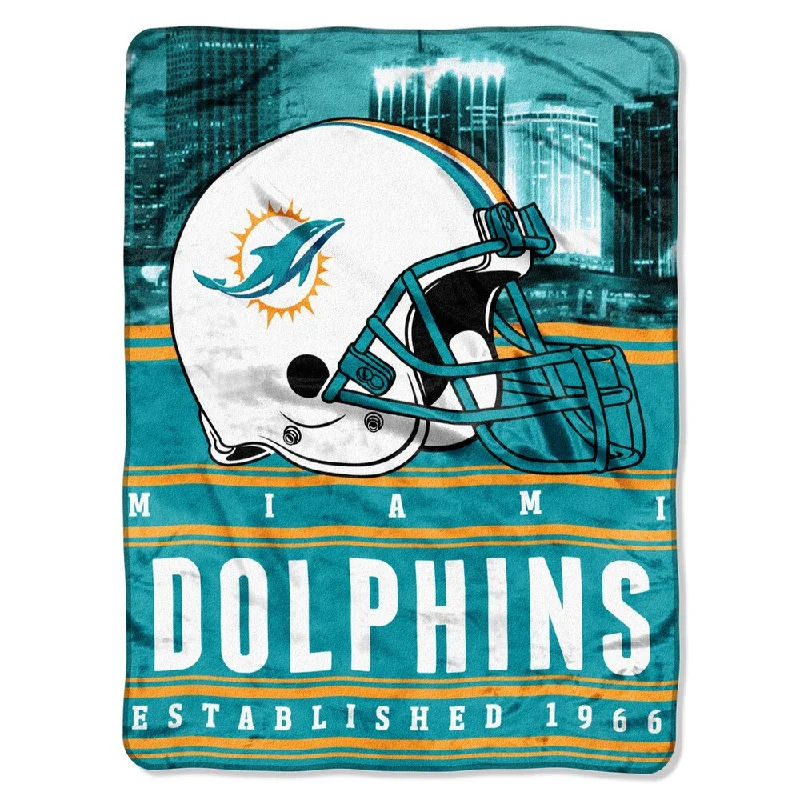 King - size blankets to cover large beds comfortablyNFL 071 Dolphins Stacked Silk Touch Raschel Throw King - size blankets to cover large beds comfortablyNFL 071 Dolphins Stacked Silk Touch Raschel Throw