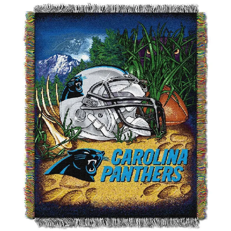 Cotton blankets for breathability and a lightweight feelNFL Carolina Panthers Woven Tapestry Throw Cotton blankets for breathability and a lightweight feelNFL Carolina Panthers Woven Tapestry Throw