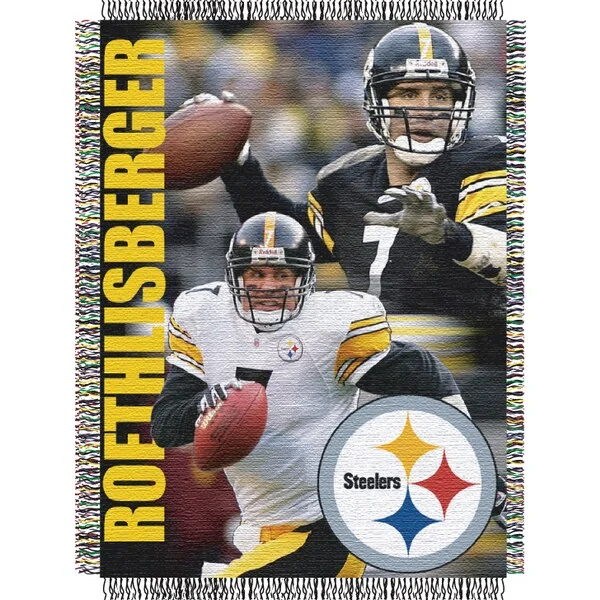 Cashmere blankets for ultimate softness and luxuryNFL Chicago Steelers Ben Roethlisberger Woven Tapestry Throw