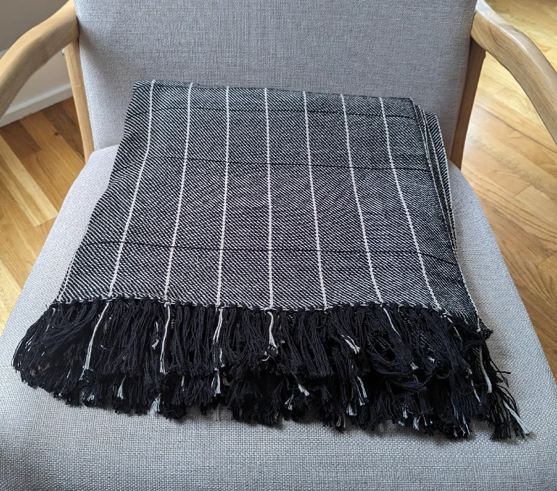 Recycled polyester blankets for an eco - conscious optionNOCHE COTTON BLANKET
