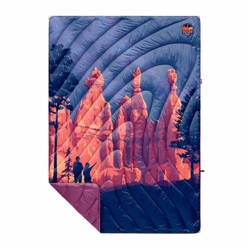 Alpaca wool blankets for a hypoallergenic and warm optionOriginal Puffy Blanket - Bryce Canyon National Park