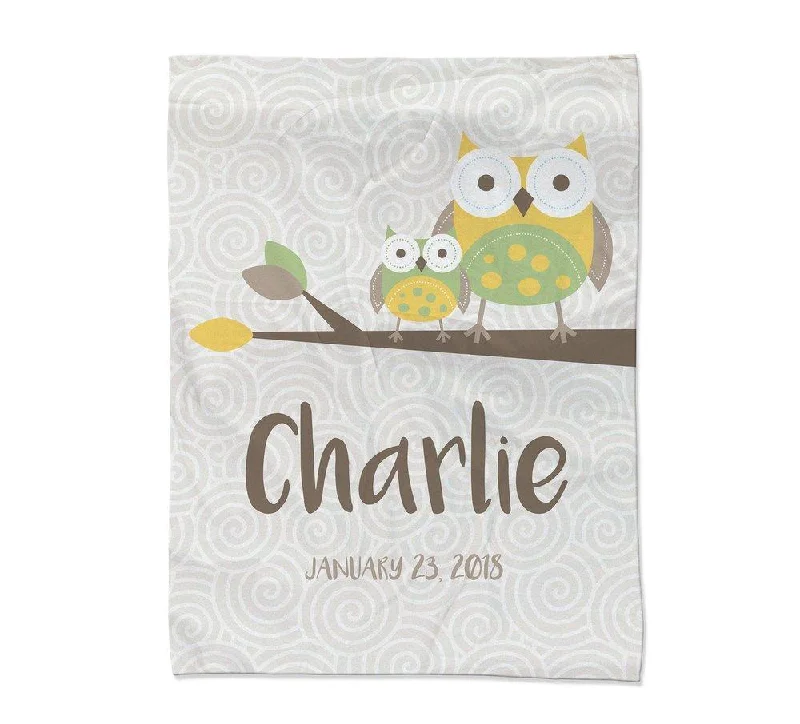 Recycled polyester blankets for an eco - conscious optionOwl Blanket - Large (54x72") Recycled polyester blankets for an eco - conscious optionOwl Blanket - Large (54x72")