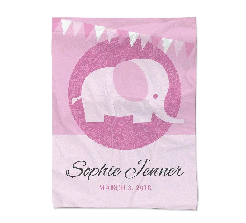 King - size blankets to cover large beds comfortablyPink Elephant Blanket - Small (30x40") King - size blankets to cover large beds comfortablyPink Elephant Blanket - Small (30x40")
