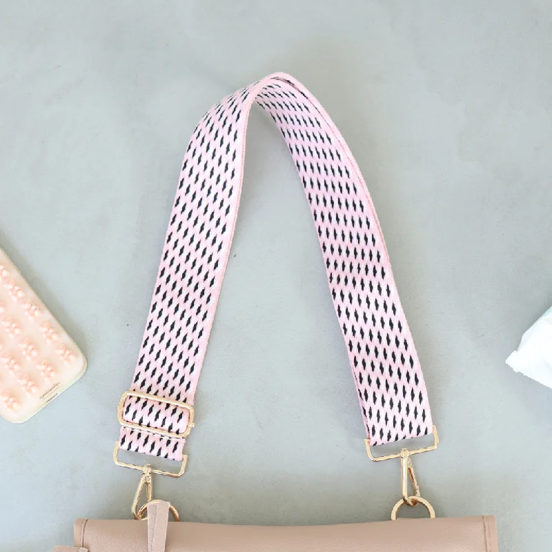 Cashmere blankets for ultimate softness and luxuryPink Geo Bag Strap
