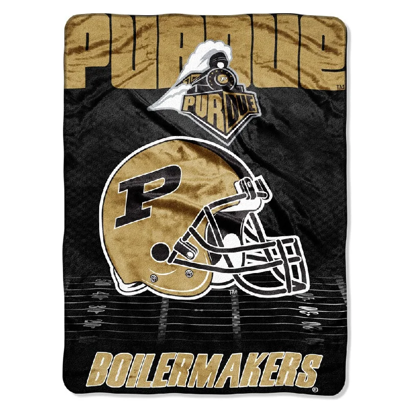 Microfiber blankets that are durable and easy to care forPurdue Overtime Micro Fleece Throw Blanket