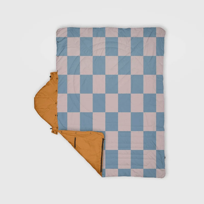 Microfiber blankets that are durable and easy to care forVOITED Recycled Ripstop Travel Blanket - Blue Dancer/Sundial Microfiber blankets that are durable and easy to care forVOITED Recycled Ripstop Travel Blanket - Blue Dancer/Sundial