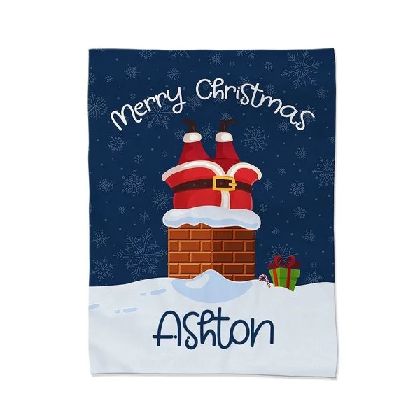 Alpaca wool blankets for a hypoallergenic and warm optionSanta Chimney Blanket - Medium Alpaca wool blankets for a hypoallergenic and warm optionSanta Chimney Blanket - Medium