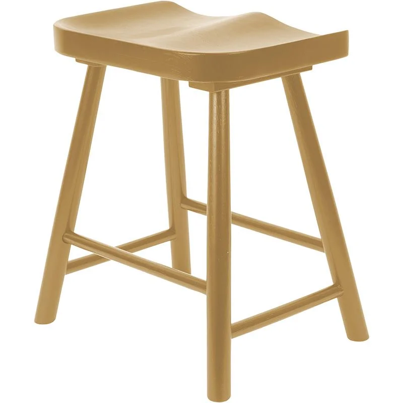 Chenille blankets with a thick and fuzzy textureShort Vander Stool - Natural