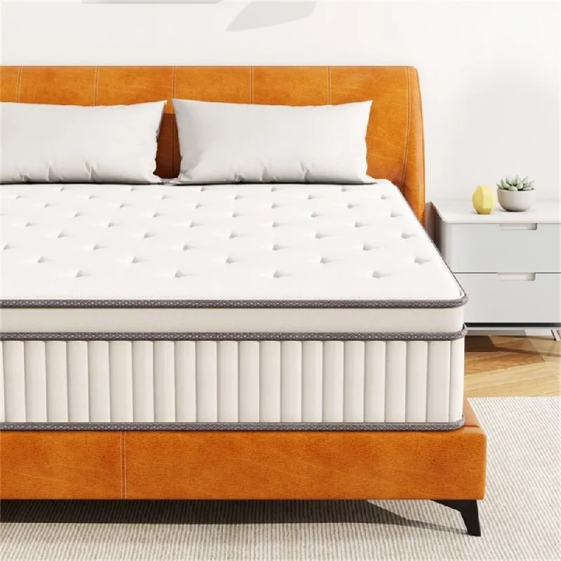 Bamboo - charcoal infused mattresses for odor absorption14 Inch Hybrid Full Mattress,Memory Foam Hybrid 14 Inch Full Size Springs Mattresses, Medium Feel Mattress for Pressure Relief Bamboo - charcoal infused mattresses for odor absorption14 Inch Hybrid Full Mattress,Memory Foam Hybrid 14 Inch Full Size Springs Mattresses, Medium Feel Mattress for Pressure Relief