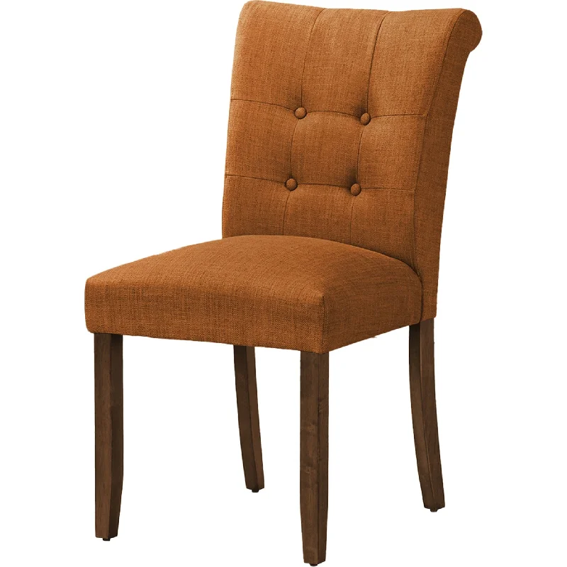 Wool - filled mattresses for natural insulation and moisture - wickingAsher 2 Dining Chairs - Orange - (I1221) Wool - filled mattresses for natural insulation and moisture - wickingAsher 2 Dining Chairs - Orange - (I1221)