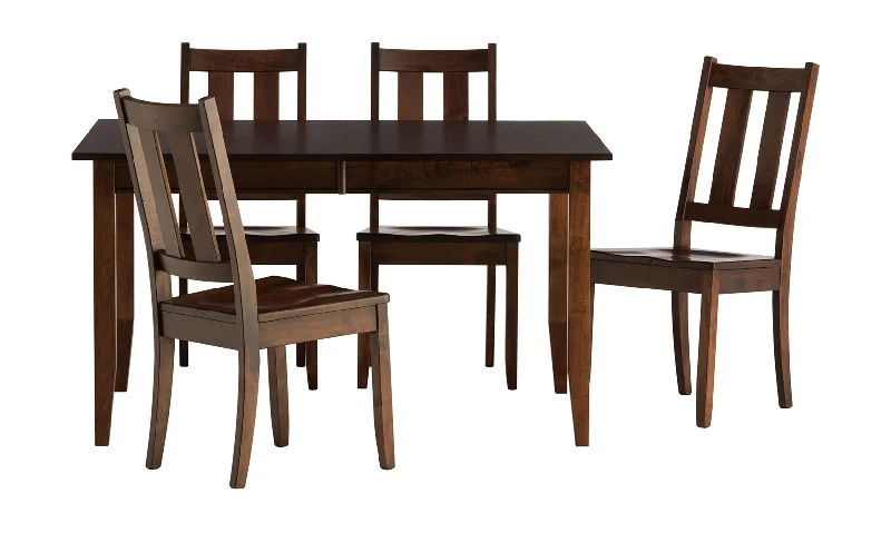 Innerspring mattresses with coil counts for supportAuthentics Auburn Dining Table and 4 Two Slat Chairs Innerspring mattresses with coil counts for supportAuthentics Auburn Dining Table and 4 Two Slat Chairs
