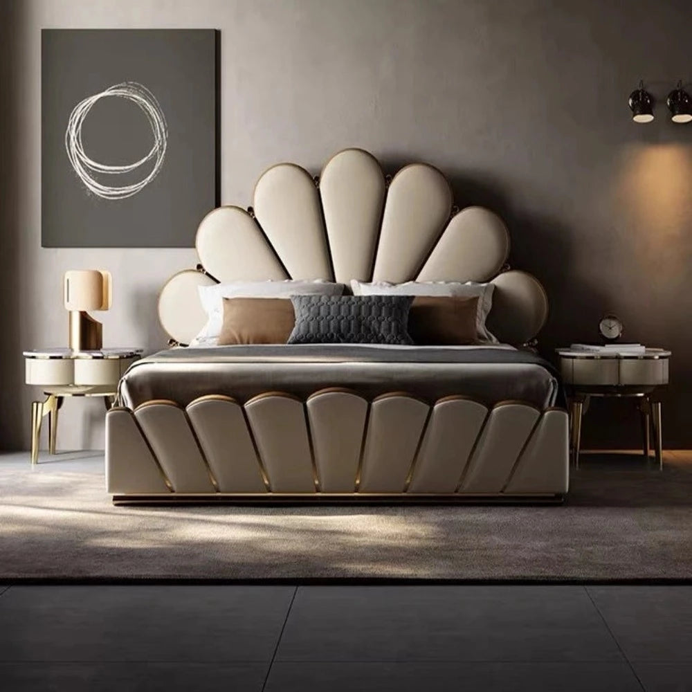 Polyester - foam mattresses for budget - friendly optionsBluefry Premium Upholstered Bed In Suede