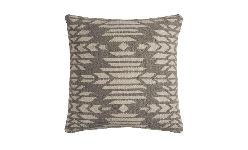 Queen - size mattresses for couples and standard bedroomsBoho Grey Ivory Pillow