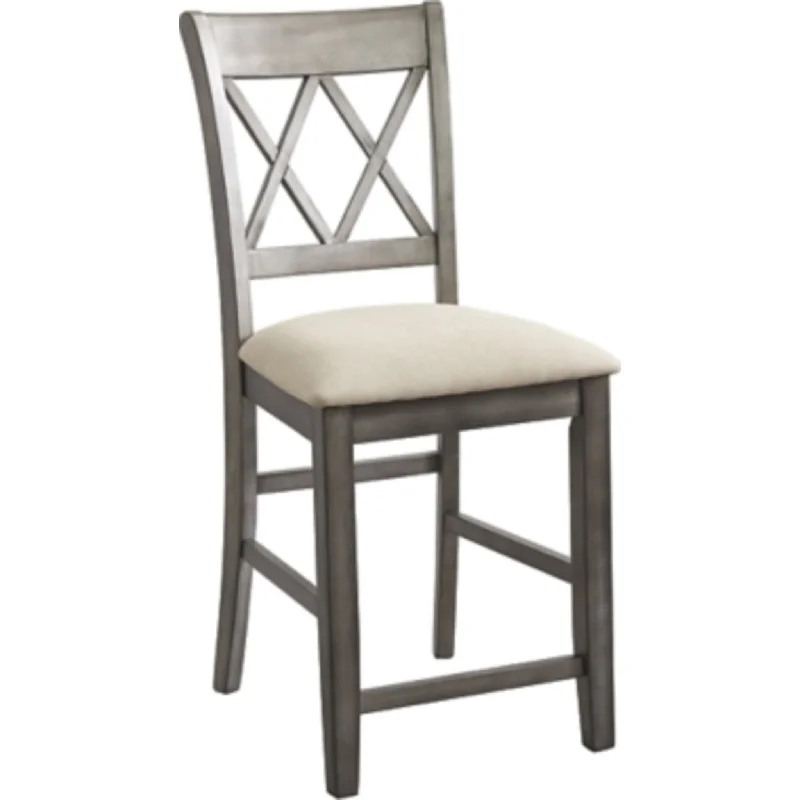 Natural latex and organic cotton blend mattressesCurranberry Counter Height Stool - Metallic Gray - (D679-124) Natural latex and organic cotton blend mattressesCurranberry Counter Height Stool - Metallic Gray - (D679-124)