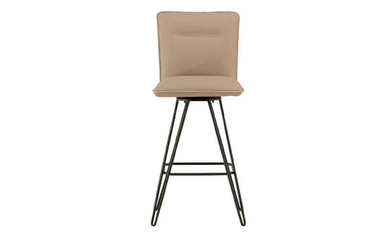 Bamboo - charcoal infused mattresses for odor absorptionDemi Taupe Bar Stool