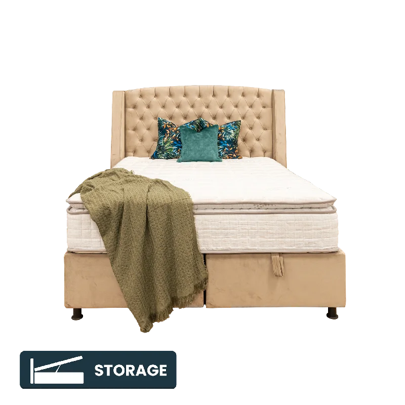King - size mattresses for spacious master bedroomsEmbassy Ottoman Storage Bedframe King - size mattresses for spacious master bedroomsEmbassy Ottoman Storage Bedframe