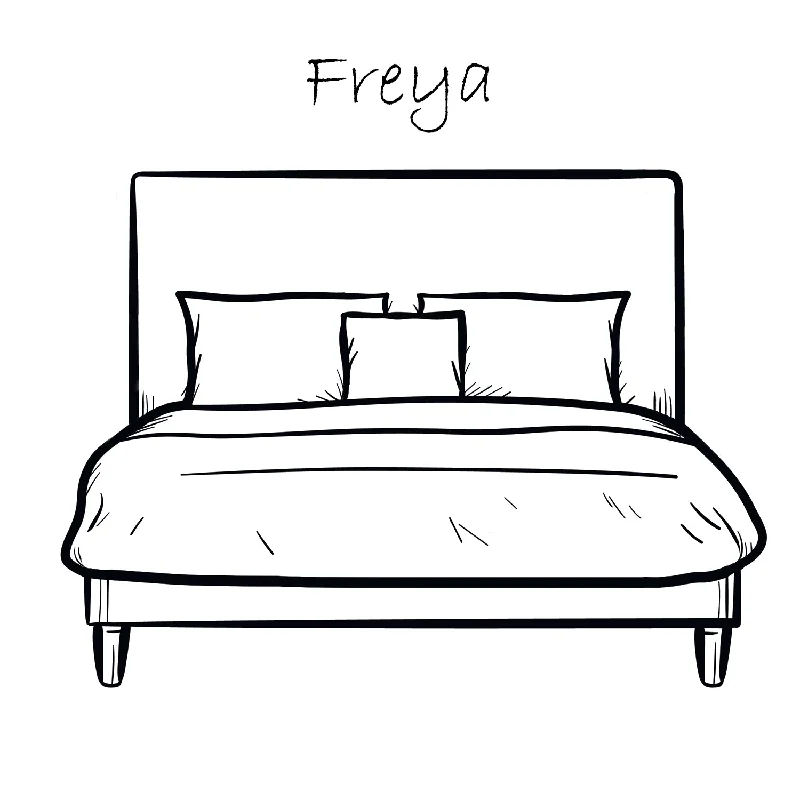 Wool - filled mattresses for natural insulation and moisture - wickingFreya Headboard - Bespoke Range Wool - filled mattresses for natural insulation and moisture - wickingFreya Headboard - Bespoke Range