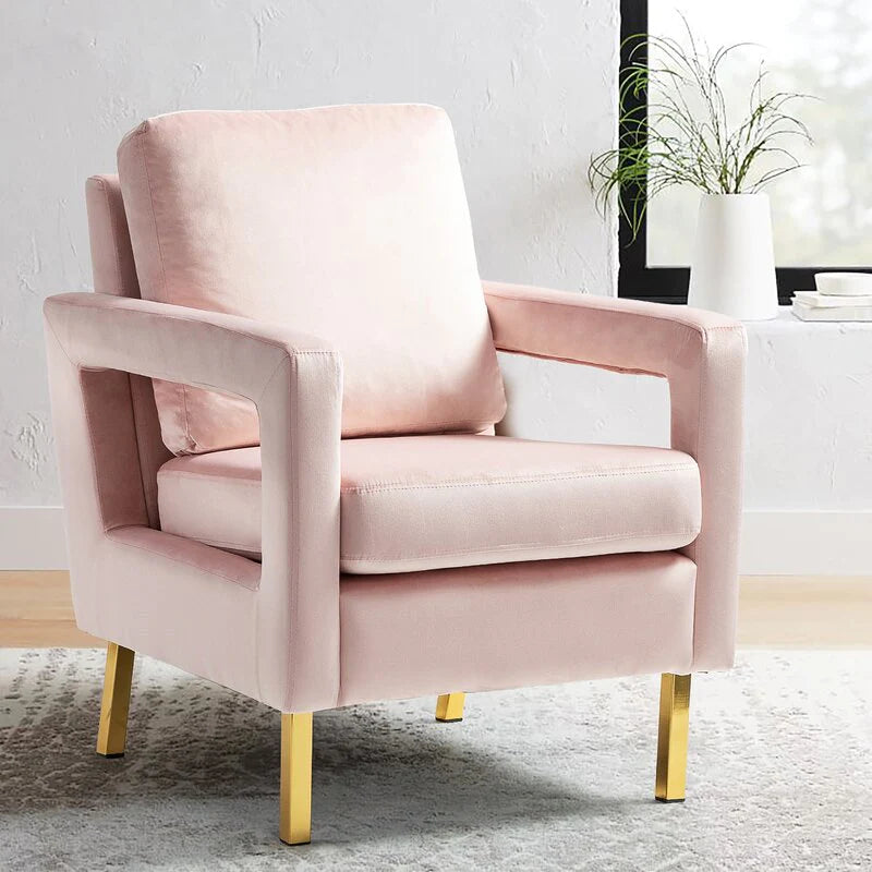 Queen - size mattresses for couples and standard bedroomsJojo Upholstered Accent Chair in Suede Queen - size mattresses for couples and standard bedroomsJojo Upholstered Accent Chair in Suede