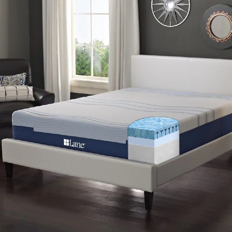 Natural latex and organic cotton blend mattressesLANE 10-inch Full-size Flex Gel Foam Mattress Natural latex and organic cotton blend mattressesLANE 10-inch Full-size Flex Gel Foam Mattress