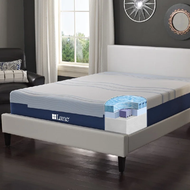 Bamboo - charcoal infused mattresses for odor absorptionLANE 12-inch Flex Gel Foam Mattress with Pillow Bamboo - charcoal infused mattresses for odor absorptionLANE 12-inch Flex Gel Foam Mattress with Pillow