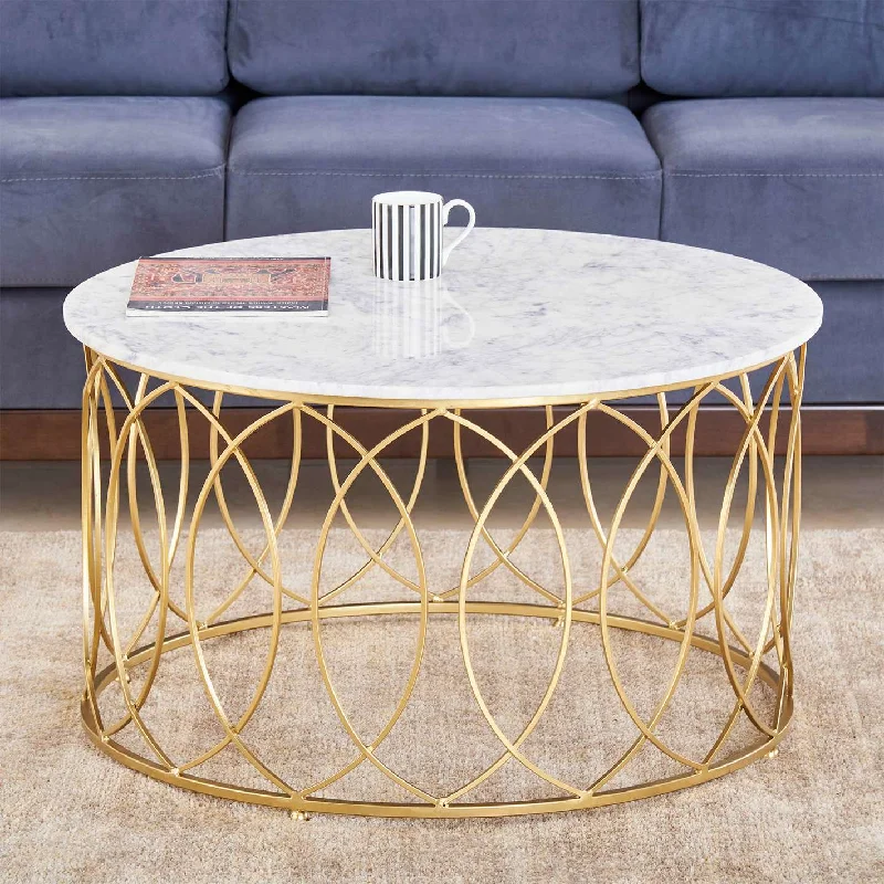 Latex mattresses with natural bounce and breathabilityMacro Center Table in Gold Finish
