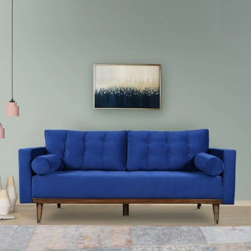 Queen - size mattresses for couples and standard bedroomsMercury Straight Line Sofa Set in Blue Queen - size mattresses for couples and standard bedroomsMercury Straight Line Sofa Set in Blue