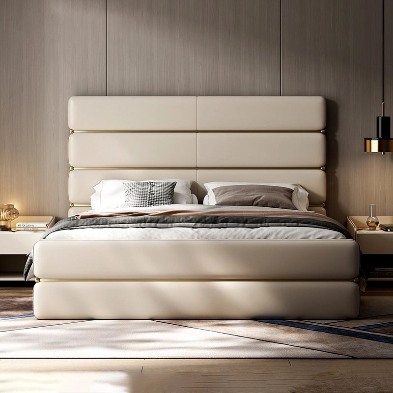 Bamboo - charcoal infused mattresses for odor absorptionNautica Luxury Upholstered Bed In Suede