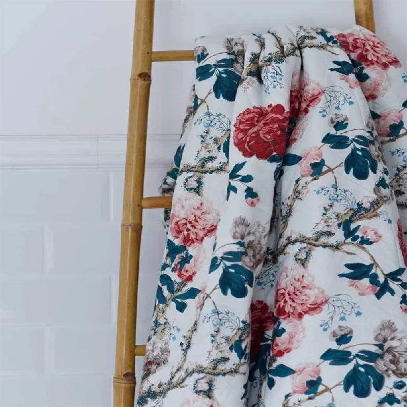 Queen - size mattresses for couples and standard bedroomsPeony on Cream