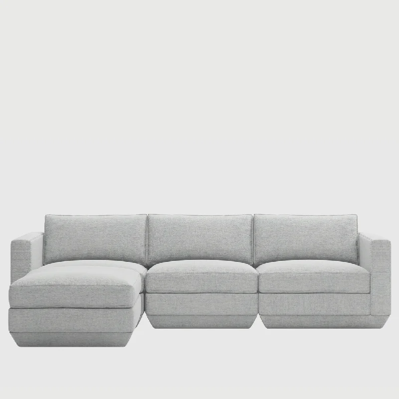 Organic cotton mattresses for a chemical - free sleep surfacePodium Modular 4-PC Sectional