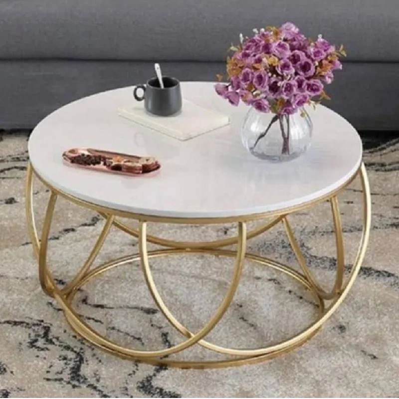 Organic cotton mattresses for a chemical - free sleep surfaceRolvo Center Table in Gold Finish
