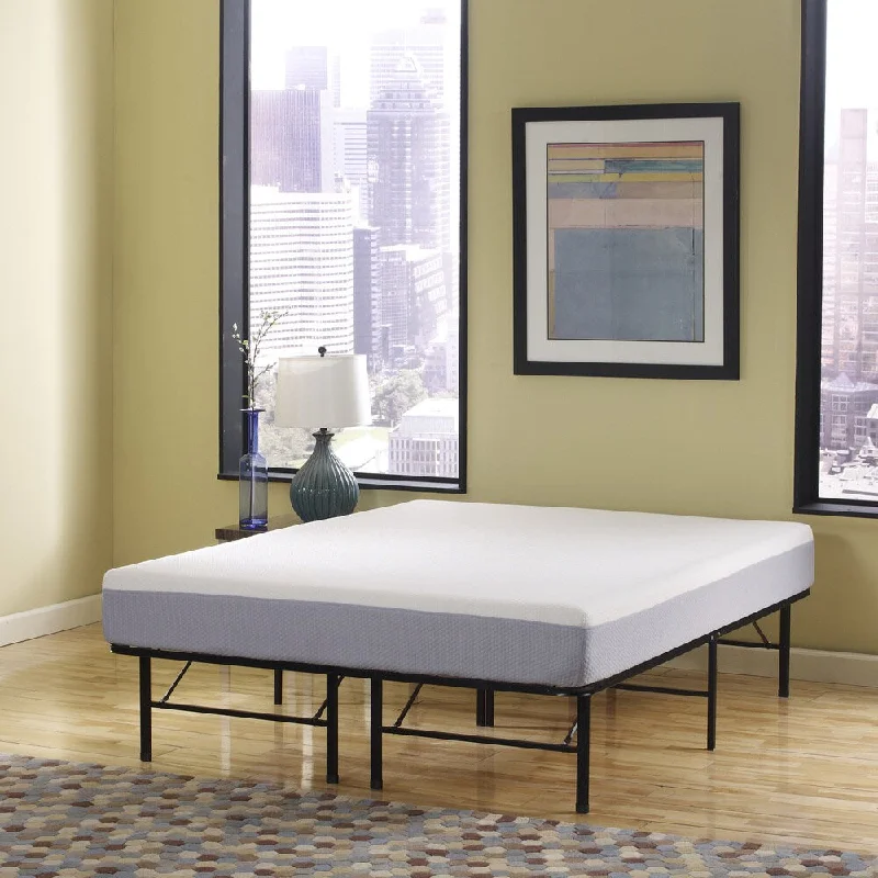Natural latex and organic cotton blend mattressesSleep Sync 6-inch Queen Mattress and Frame Set