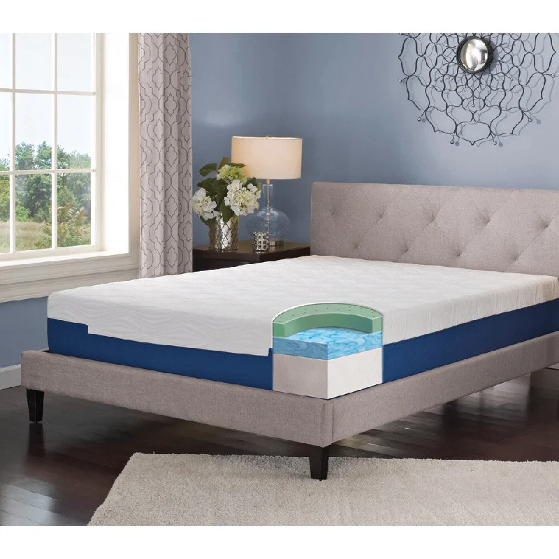 Natural latex and organic cotton blend mattressesSleep Sync by LANE 9-inch Twin-size Gel Memory Foam Mattress with bonus pillow Natural latex and organic cotton blend mattressesSleep Sync by LANE 9-inch Twin-size Gel Memory Foam Mattress with bonus pillow