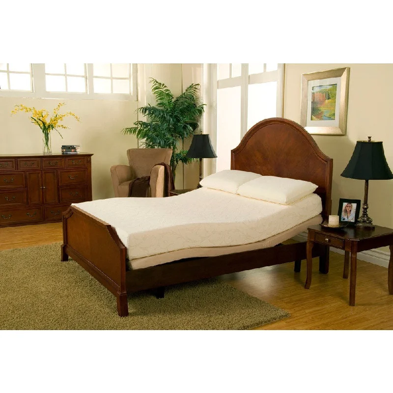 Queen - size mattresses for couples and standard bedroomsSleep Zone Premium Adjustable Bed and 8-inch Queen-size Memory Foam Mattress Set - YELLOW Queen - size mattresses for couples and standard bedroomsSleep Zone Premium Adjustable Bed and 8-inch Queen-size Memory Foam Mattress Set - YELLOW