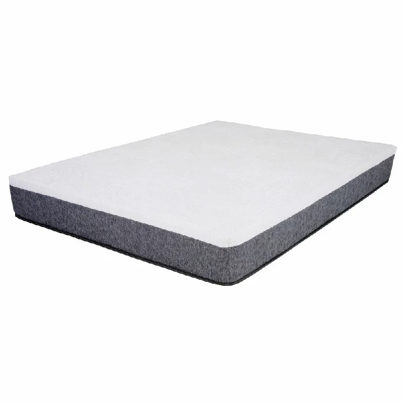 Organic cotton mattresses for a chemical - free sleep surfaceSpaceMaster 12" King Gel Memory Foam Mattress - White with Grey Border Organic cotton mattresses for a chemical - free sleep surfaceSpaceMaster 12" King Gel Memory Foam Mattress - White with Grey Border