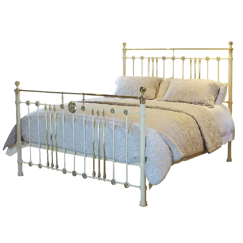 Latex mattresses with natural bounce and breathabilitySuper King Antique Bed in Cream MSK82 Latex mattresses with natural bounce and breathabilitySuper King Antique Bed in Cream MSK82