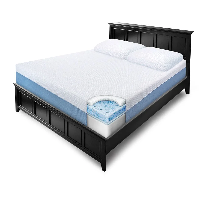 Bamboo - charcoal infused mattresses for odor absorptionSwissLux 10-inch Twin-size Gel Memory Foam Mattress Bamboo - charcoal infused mattresses for odor absorptionSwissLux 10-inch Twin-size Gel Memory Foam Mattress
