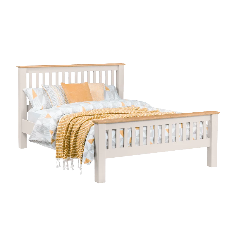 Gel - infused memory foam mattresses for cooler sleepTrinity Bedframe