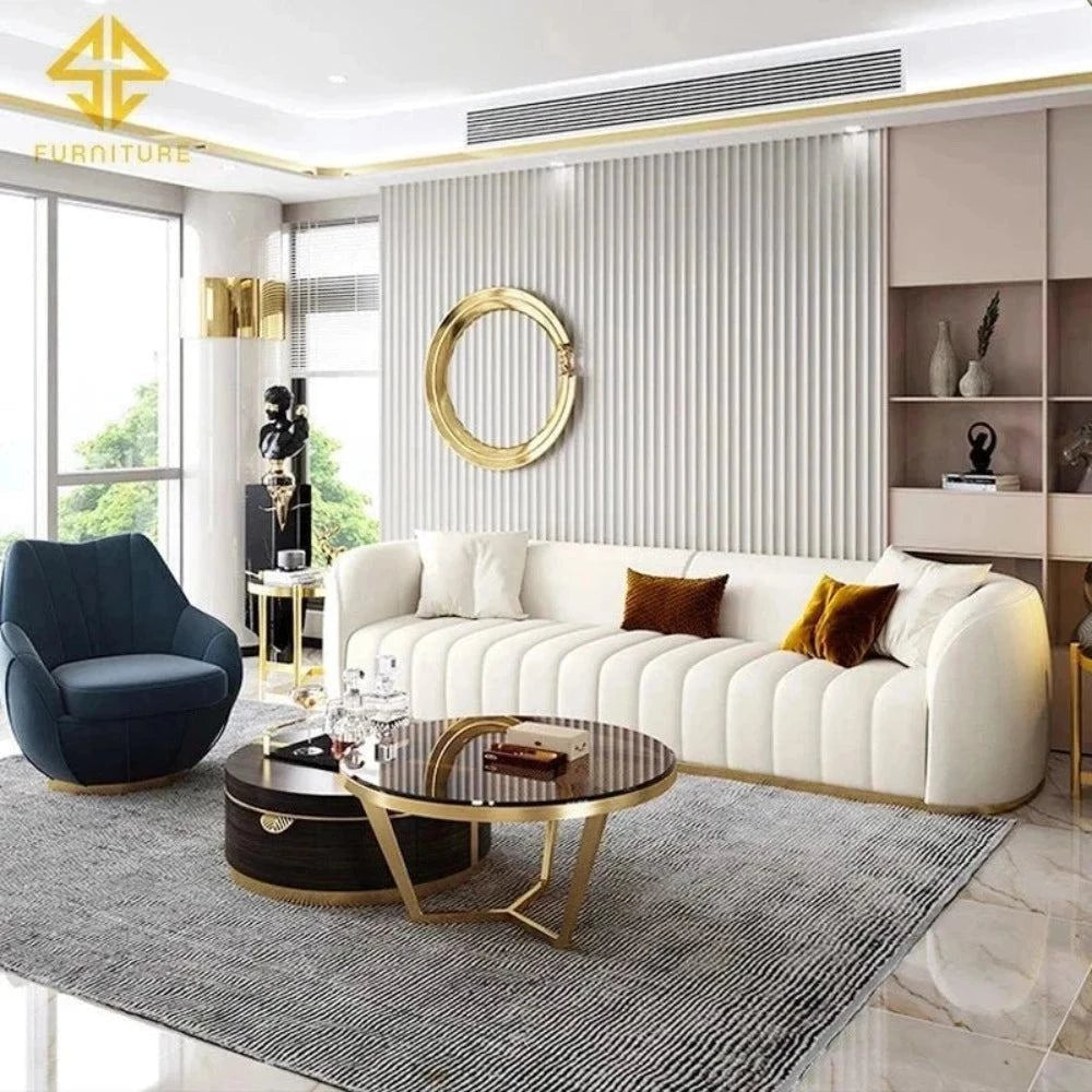 Latex mattresses with natural bounce and breathabilityWestern Luxury Modern Suede Sofa Set in Off White Latex mattresses with natural bounce and breathabilityWestern Luxury Modern Suede Sofa Set in Off White