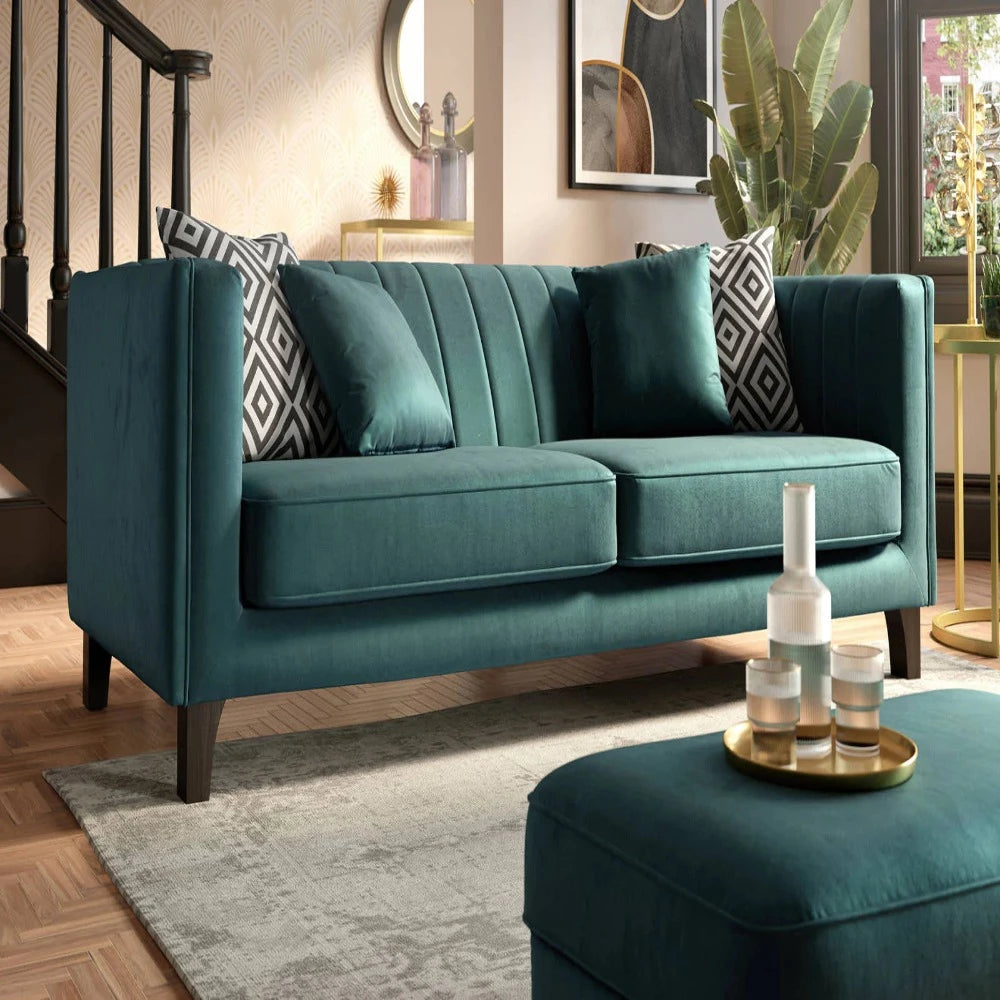 Gel - infused memory foam mattresses for cooler sleepWildo Luxury Sofa Set in Suede Gel - infused memory foam mattresses for cooler sleepWildo Luxury Sofa Set in Suede